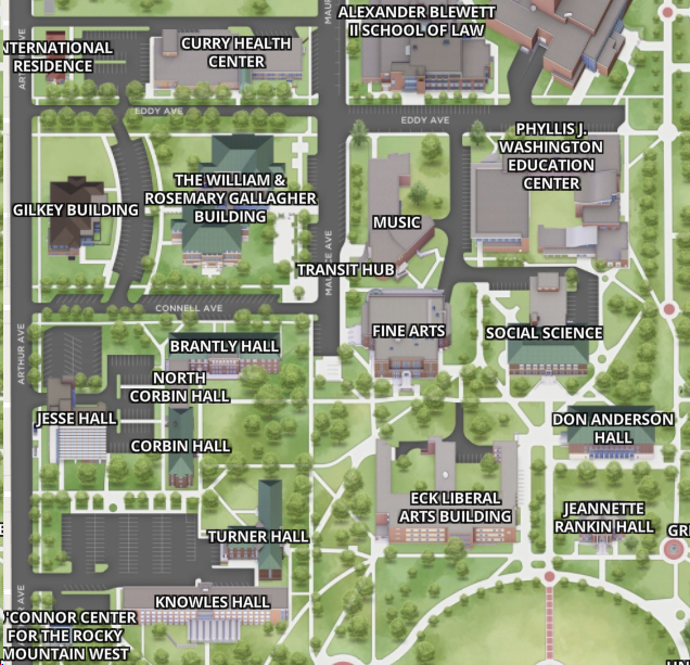 digital map of UM